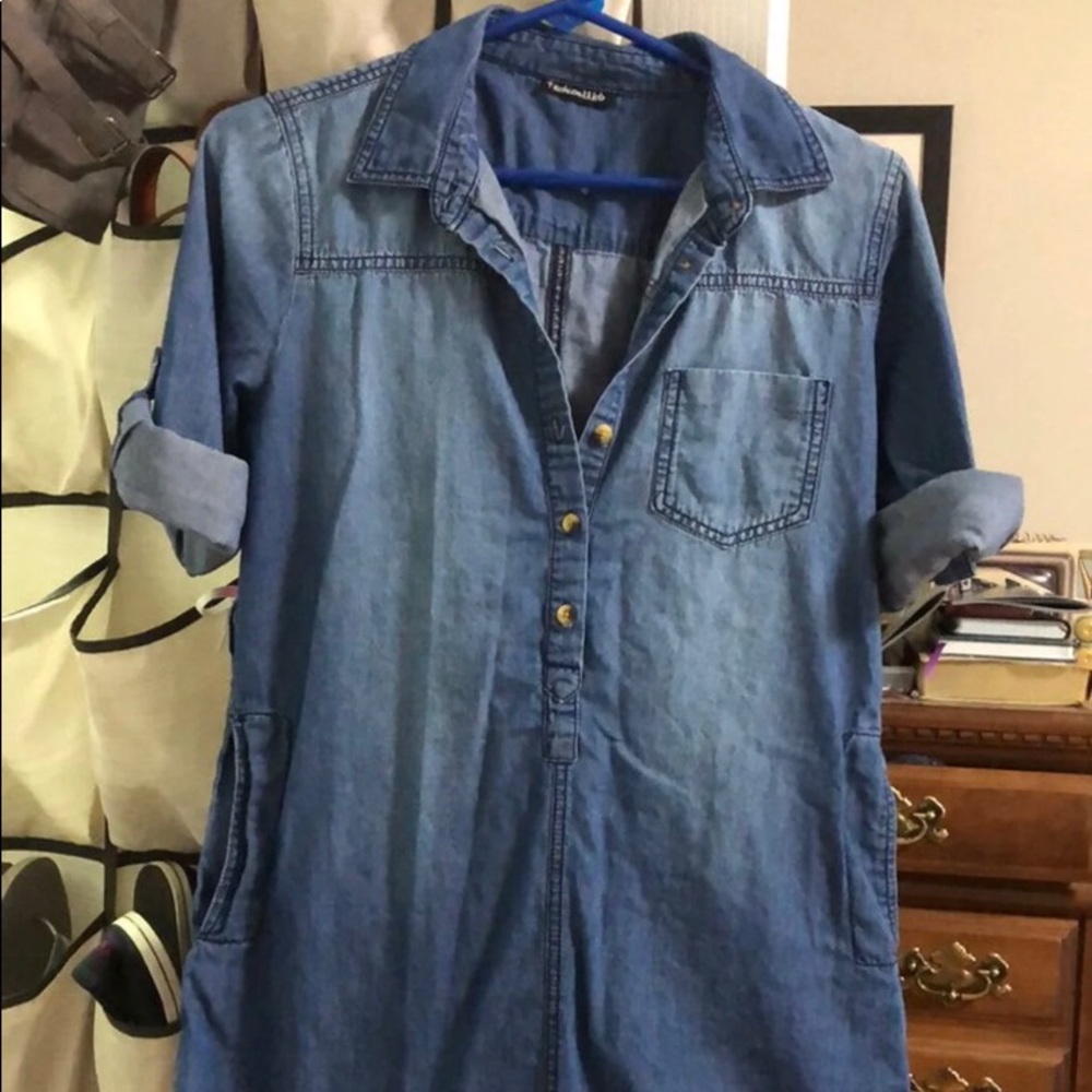 Denim dress